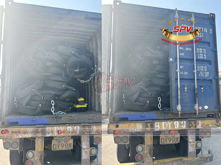 4 Pcs of Rubber Fenders Loaded Into 1*20 Feet Container